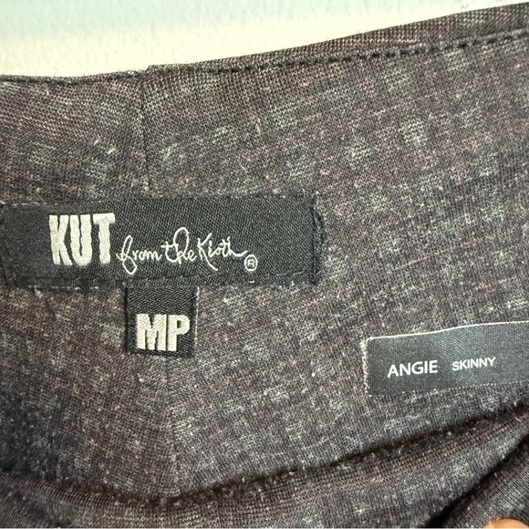Kut from the Kloth | Gray Plaid Leggings | Angie Skinny | Sz MP - Picture 4 of 6